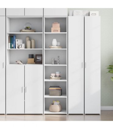 vidaXL Highboard White 45x41x185 cm Engineered Wood