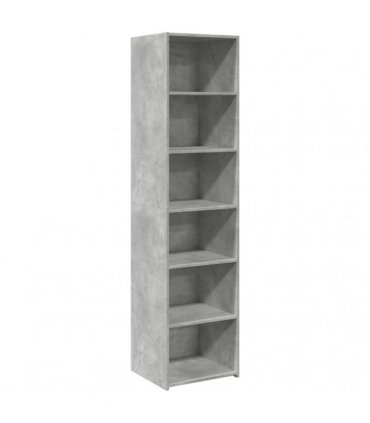 vidaXL Highboard Concrete Grey 45x41x185 cm Engineered Wood