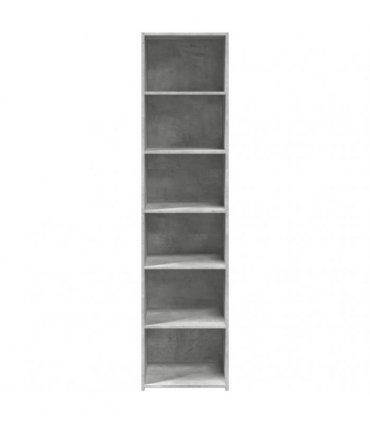 vidaXL Highboard Concrete Grey 45x41x185 cm Engineered Wood