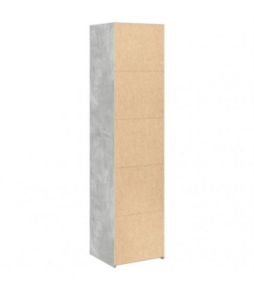 vidaXL Highboard Concrete Grey 45x41x185 cm Engineered Wood