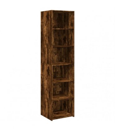 vidaXL Highboard Smoked Oak 45x41x185 cm Engineered Wood