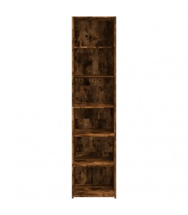 vidaXL Highboard Smoked Oak 45x41x185 cm Engineered Wood