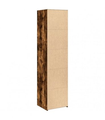 vidaXL Highboard Smoked Oak 45x41x185 cm Engineered Wood