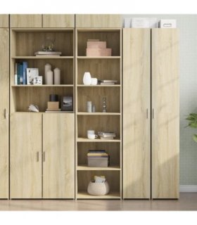 vidaXL Highboard Sonoma Oak 50x41x185 cm Engineered Wood
