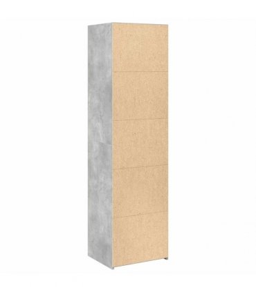 vidaXL Highboard Concrete Grey 50x41x185 cm Engineered Wood