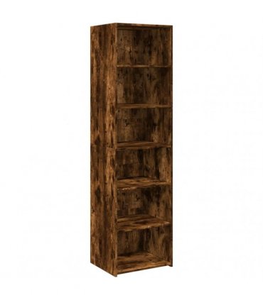 vidaXL Highboard Smoked Oak 50x41x185 cm Engineered Wood