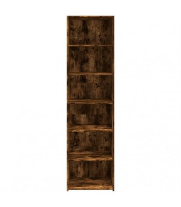 vidaXL Highboard Smoked Oak 50x41x185 cm Engineered Wood