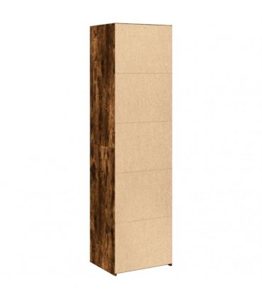 vidaXL Highboard Smoked Oak 50x41x185 cm Engineered Wood