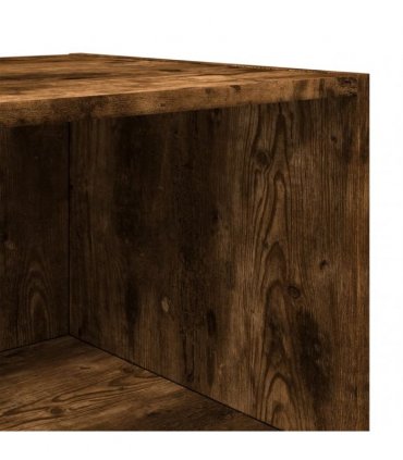 vidaXL Highboard Smoked Oak 50x41x185 cm Engineered Wood