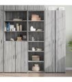 vidaXL Highboard Grey Sonoma 50x41x185 cm Engineered Wood