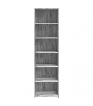 vidaXL Highboard Grey Sonoma 50x41x185 cm Engineered Wood