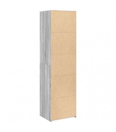 vidaXL Highboard Grey Sonoma 50x41x185 cm Engineered Wood