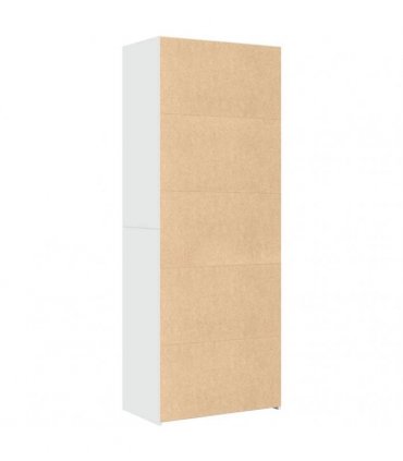 vidaXL Highboard White 70x41x185 cm Engineered Wood