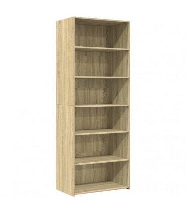 vidaXL Highboard Sonoma Oak 70x41x185 cm Engineered Wood