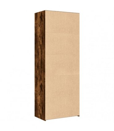 vidaXL Highboard Smoked Oak 70x41x185 cm Engineered Wood