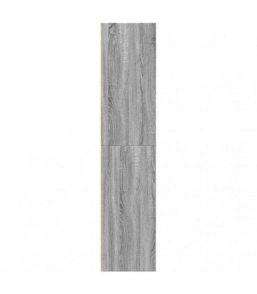 vidaXL Highboard Grey Sonoma 70x41x185 cm Engineered Wood