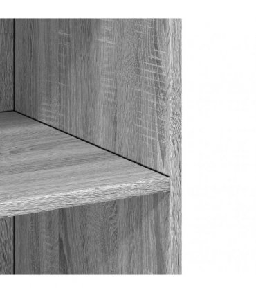 vidaXL Highboard Grey Sonoma 70x41x185 cm Engineered Wood