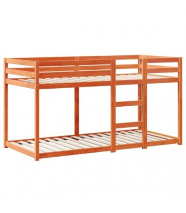 vidaXL Bunk Bed without Mattress Wax Brown 90x200 cm Solid Wood Pine