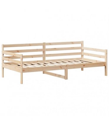 vidaXL Day Bed with Roof without Mattress 80x200 cm Solid Wood