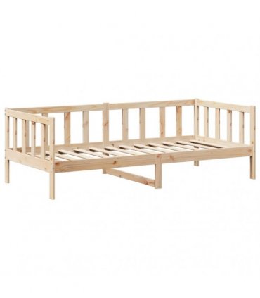 vidaXL Day Bed with Roof without Mattress 80x200 cm Solid Wood