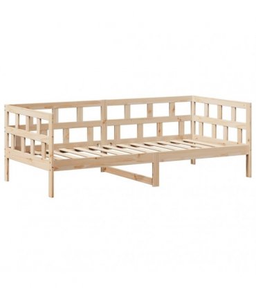 vidaXL Day Bed with Roof without Mattress 80x200 cm Solid Wood