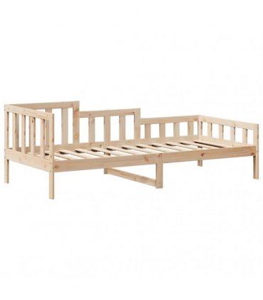 vidaXL Day Bed with Roof without Mattress 80x200 cm Solid Wood
