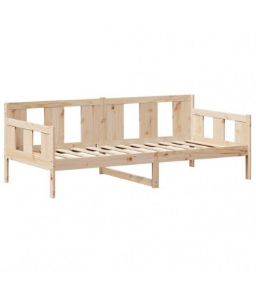 vidaXL Day Bed with Roof without Mattress 80x200 cm Solid Wood