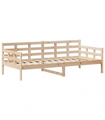 vidaXL Day Bed with Roof without Mattress 80x200 cm Solid Wood