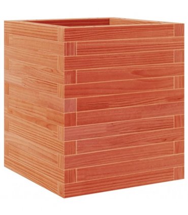 vidaXL Garden Planter Wax Brown 40x40x46 cm Solid Wood Pine