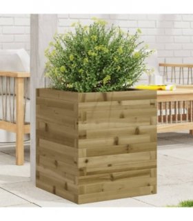 vidaXL Garden Planter 40x40x46 cm Impregnated Wood Pine