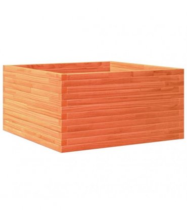 vidaXL Garden Planter Wax Brown 90x90x46 cm Solid Wood Pine