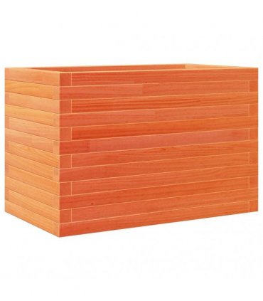 vidaXL Garden Planter Wax Brown 70x40x46 cm Solid Wood Pine