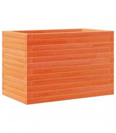 vidaXL Garden Planter Wax Brown 70x40x46 cm Solid Wood Pine