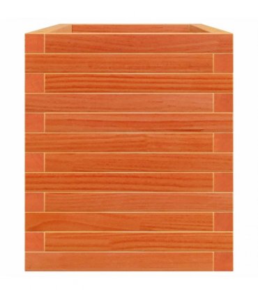 vidaXL Garden Planter Wax Brown 70x40x46 cm Solid Wood Pine