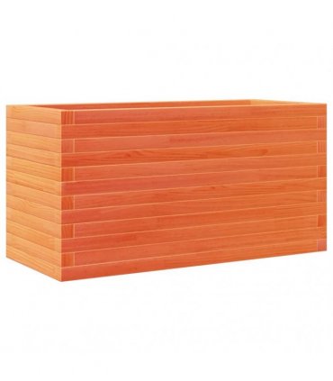 vidaXL Garden Planter Wax Brown 90x40x46 cm Solid Wood Pine