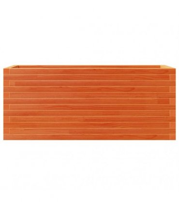 vidaXL Garden Planter Wax Brown 110x40x46 cm Solid Wood Pine