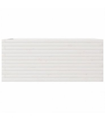 vidaXL Garden Planter White 110x60x46 cm Solid Wood Pine