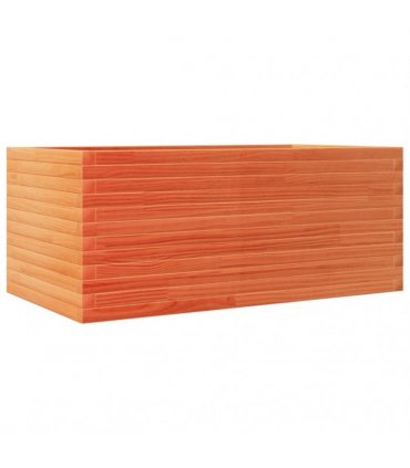 vidaXL Garden Planter Wax Brown 110x60x46 cm Solid Wood Pine