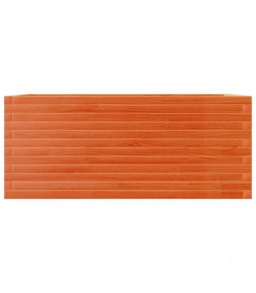 vidaXL Garden Planter Wax Brown 110x60x46 cm Solid Wood Pine