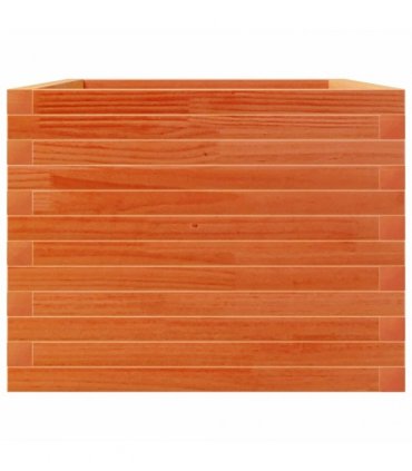 vidaXL Garden Planter Wax Brown 110x60x46 cm Solid Wood Pine