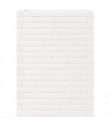 vidaXL Garden Planter White 50x50x68.5 cm Solid Wood Pine