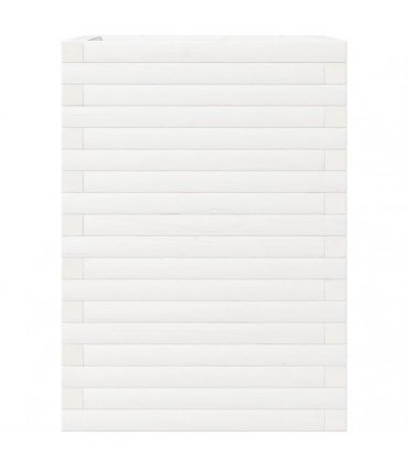 vidaXL Garden Planter White 50x50x68.5 cm Solid Wood Pine