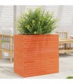 vidaXL Garden Planter Wax Brown 70x40x68.5 cm Solid Wood Pine