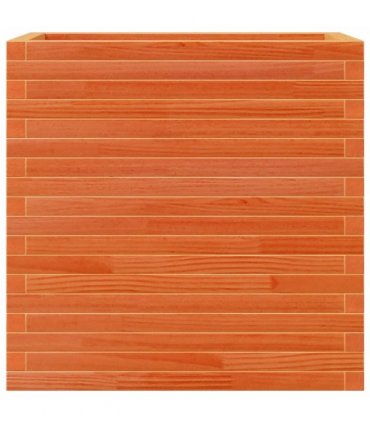 vidaXL Garden Planter Wax Brown 70x40x68.5 cm Solid Wood Pine