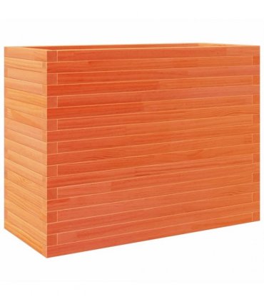 vidaXL Garden Planter Wax Brown 90x40x68.5 cm Solid Wood Pine