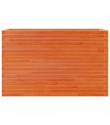 vidaXL Garden Planter Wax Brown 110x40x68.5 cm Solid Wood Pine
