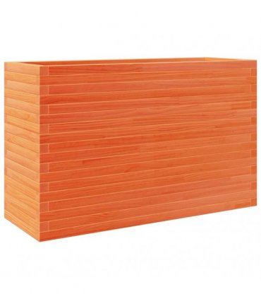 vidaXL Garden Planter Wax Brown 110x40x68.5 cm Solid Wood Pine