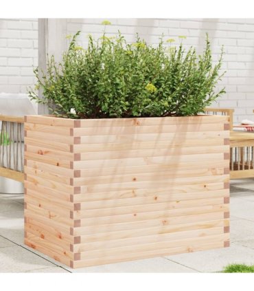 vidaXL Garden Planter 90x60x68.5 cm Solid Wood Pine