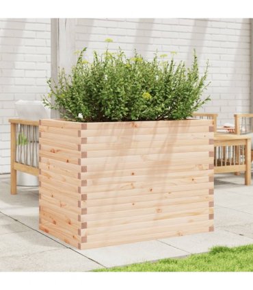 vidaXL Garden Planter 90x60x68.5 cm Solid Wood Pine