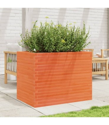 vidaXL Garden Planter Wax Brown 90x60x68.5 cm Solid Wood Pine